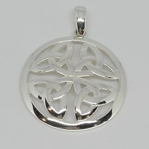 Silver Celtic Knot Charm from Ireland